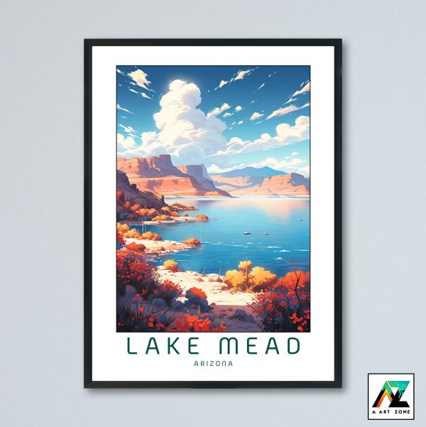 Lake Mead Clark County Arizona USA - Lake Scenery Artwork