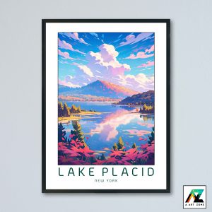 Lake Placid Essex New York USA - Lake Scenery Artwork