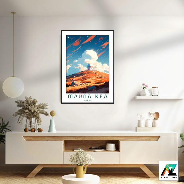 Volcanic Majesty: Mauna Kea Framed Wall Art in Hawaiʻi County, Hawaii, USA