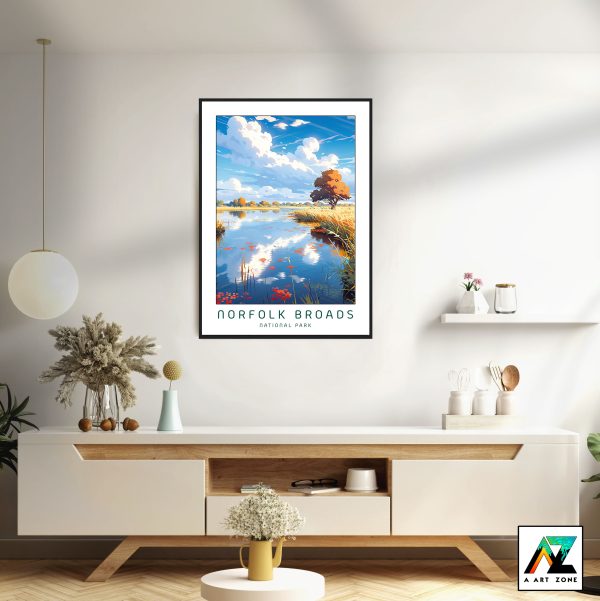 Serenity in Frames: Norfolk Broads National Park Wall Art Extravaganza