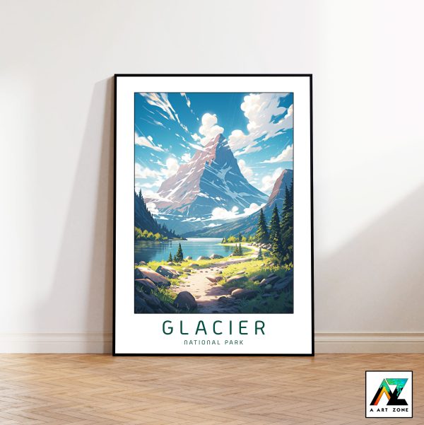 Redefine with Glacier Beauty: Montana Framed Art at Glacier National Park
