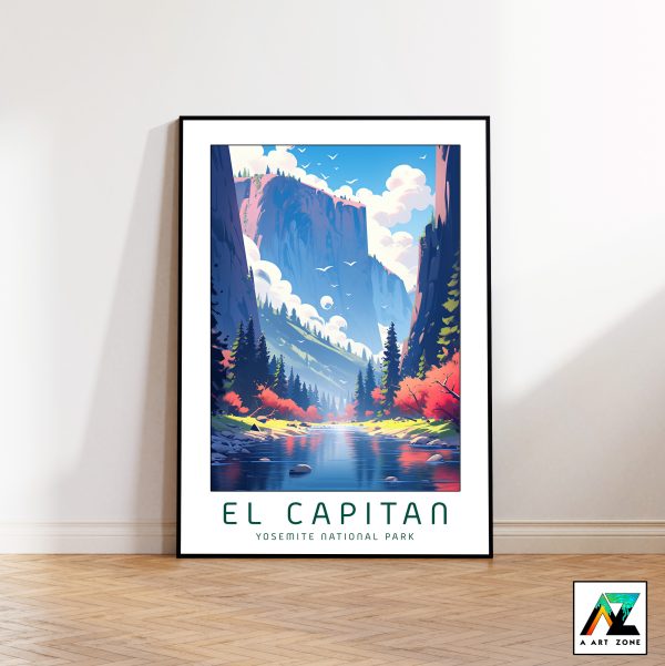 Majestic Tribute: Framed Print of Yosemite's El Capitan Beauty