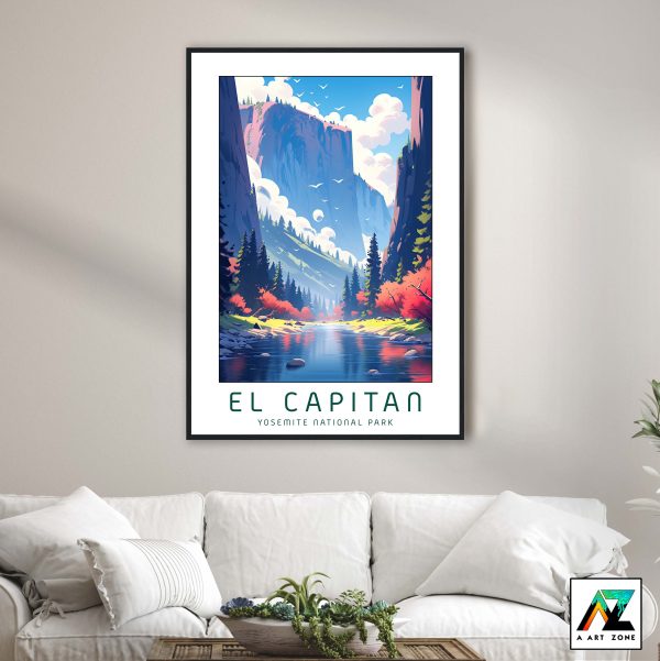 El Capitan Elegance: Yosemite National Park Framed Art Delight