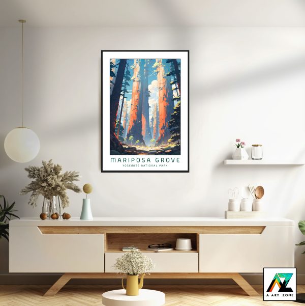 Yosemite Majesty: Framed Wall Art Unveiling the Beauty of Eastern Central California
