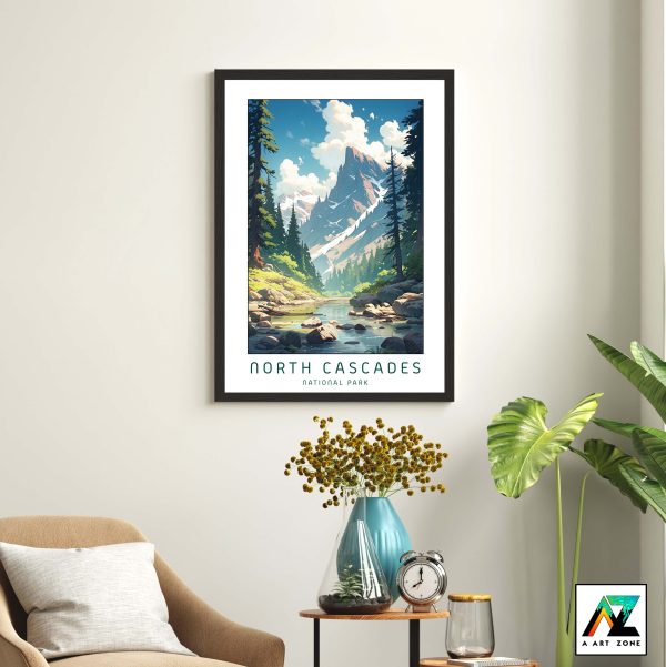 Redefine with Vistas Beauty: Sedro Woolley Framed Art at North Cascades National Park