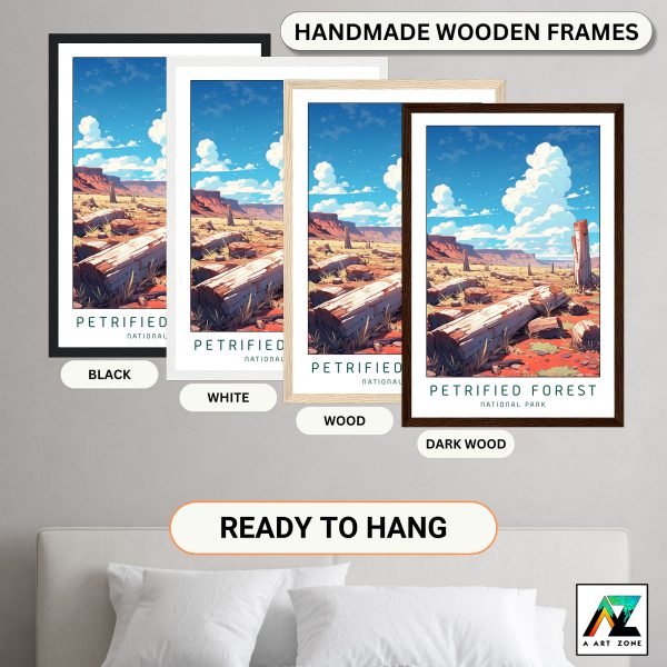 Redefine with Petrification Beauty: Holbrook Framed Art at Petrified Forest National Park