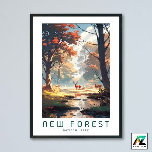 Serenity in Frames: New Forest National Park Wall Art Extravaganza