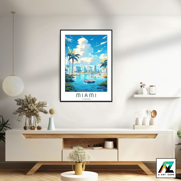 Redefine with City Lights: Miami Dade Framed Art Displaying the County's Dynamic Energy