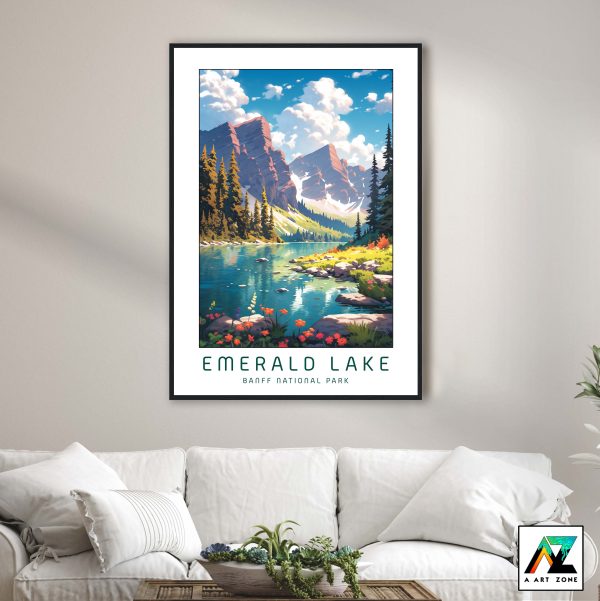Redefine with Wilderness Beauty: Alberta's Rockies Framed Art at Banff National Park