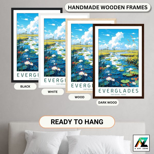 Everglades Symphony: Framed Wall Art Celebrating Nature's Beauty in ‎Everglades City