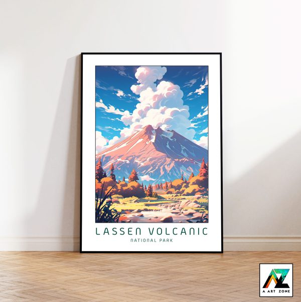 Redefine with Volcanic Beauty: Shasta Framed Art at Lassen Volcanic National Park