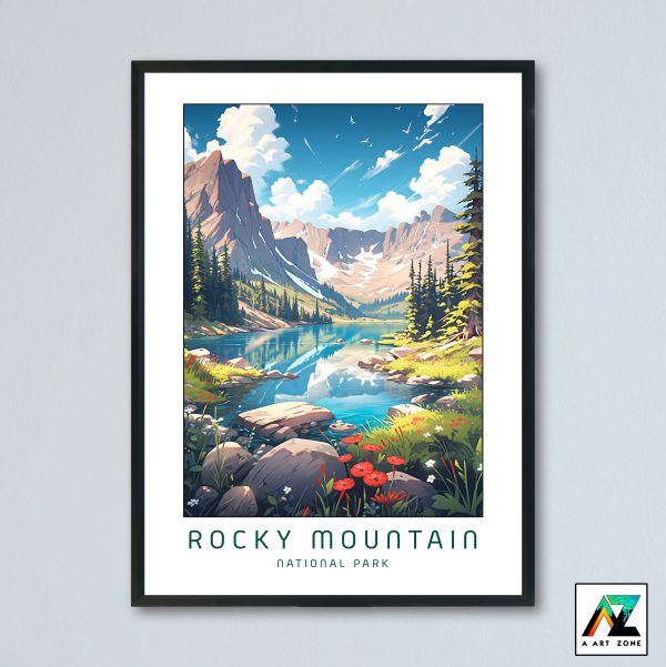 Redefine with Wilderness Beauty: Grand Lake Framed Art at Rocky Mountain National Park
