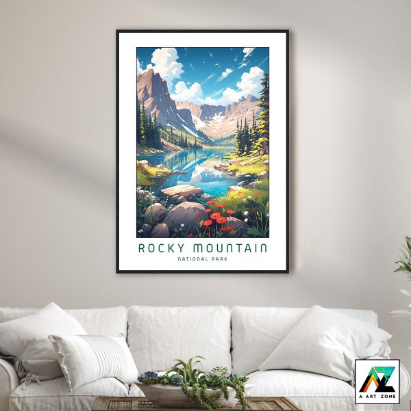 Colorado's Gem: Rocky Mountain National Park Wall Art in Grand Lake