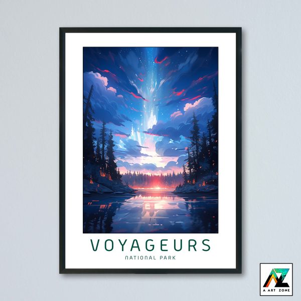 Voyageurs Voyage: Framed Wall Art Celebrating Saint Louis' Serene Majesty