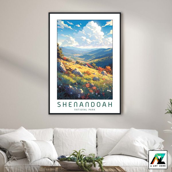 Shenandoah Serenity: Framed Wall Art Celebrating Front Royal's Enchanting Majesty