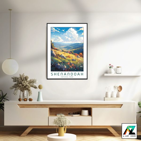 "Serenity in Frames: Shenandoah National Park Wall Art Extravaganza