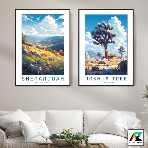 Shenandoah Majesty: Framed Wall Art Unveiling the Beauty of Front Royal, Virginia