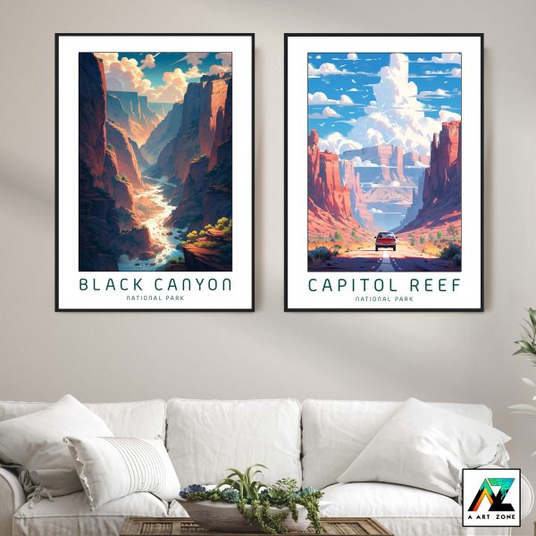 Serenity in Frames: Black Canyon National Park Wall Art Extravaganza