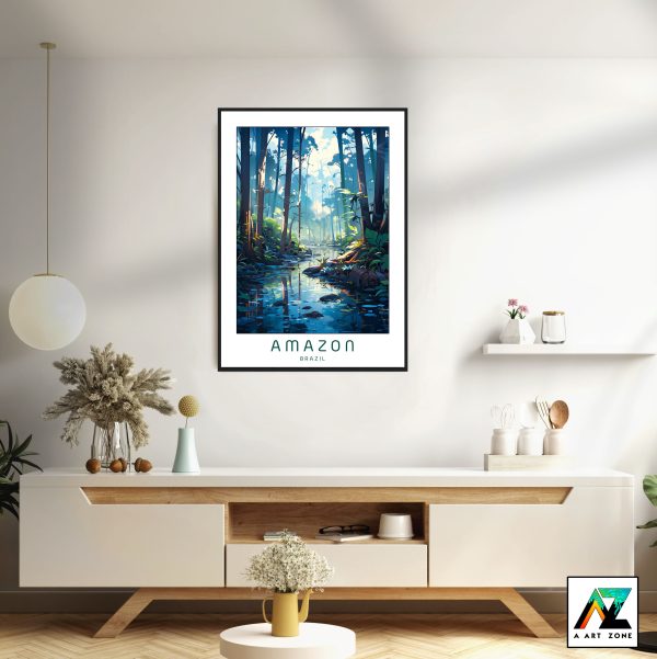 South American Splendor: Amazon Forest Manaus Wall Decor