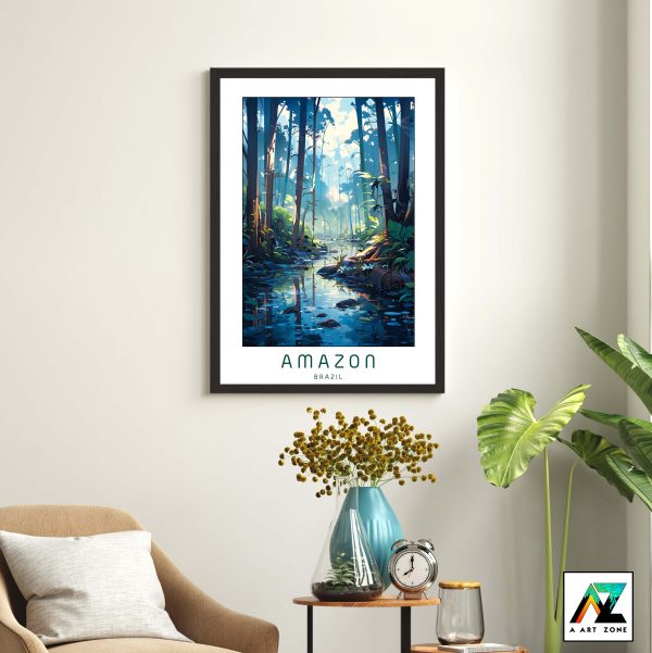 Brazilian Elegance: Amazon Forest Manaus Wall Art Delight