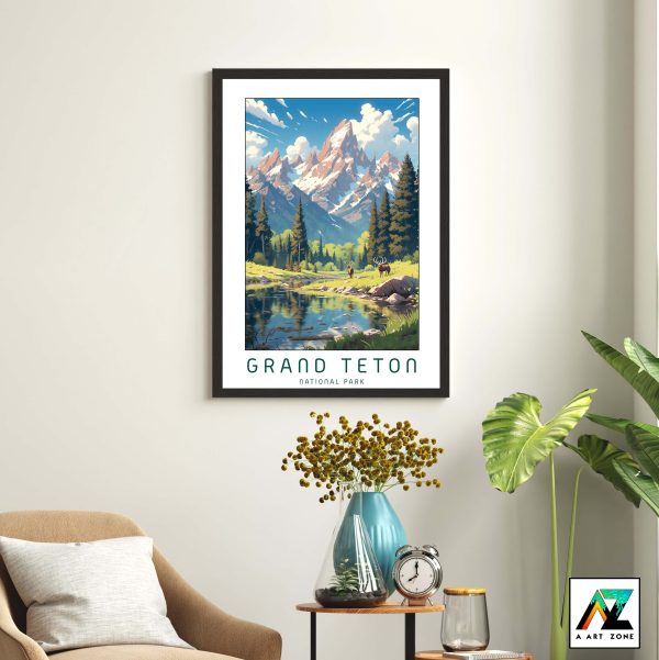United States Majesty: Framed Wall Art from Grand Teton National Park