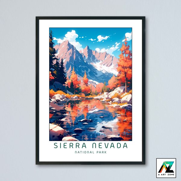Sierra Nevada National Park Wall Art Granada Spain Europe - National Park Scenery Artwork