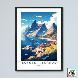 Lofoten Islands Wall Art Norway Europe - Island Scenery Artwork