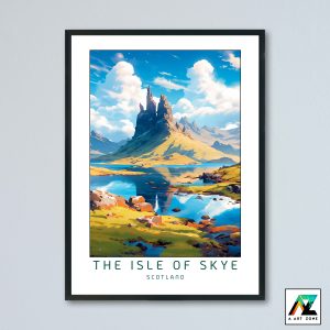The Isle Of Skye Wall Art West Coast Scotland UK - Mountain Scenery Artwork