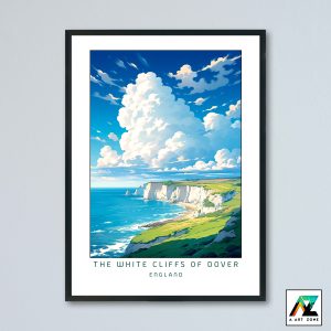The White Cliffs of Dover Wall Art Kent England UK - Cliff Scenery Artwork