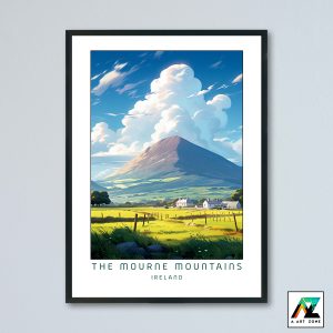 The Mourne Mountains Wall Art County Down Ireland UK - Mountain Scenery Artwork