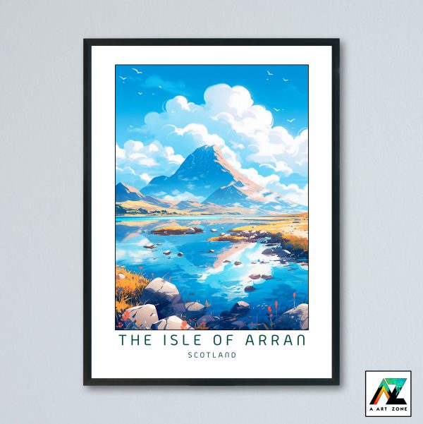 The Isle of Arran Wall Art West Coast Scotland UK - Mountain Scenery Artwork