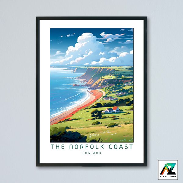 The Norfolk Coast Wall Art Eastern England UK - Coast Scenery Artwork
