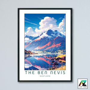 The Ben Nevis Wall Art Scotland UK - Mountain Scenery Artwork