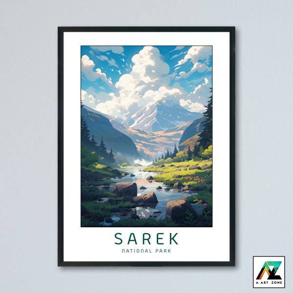 Nordic Wilderness Beauty: Sarek National Park Framed Wall Art in Sweden