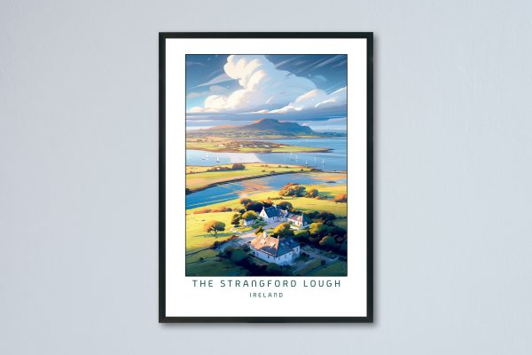 The Strangford Lough Wall Art Ireland UK - Lough Scenery Artwork