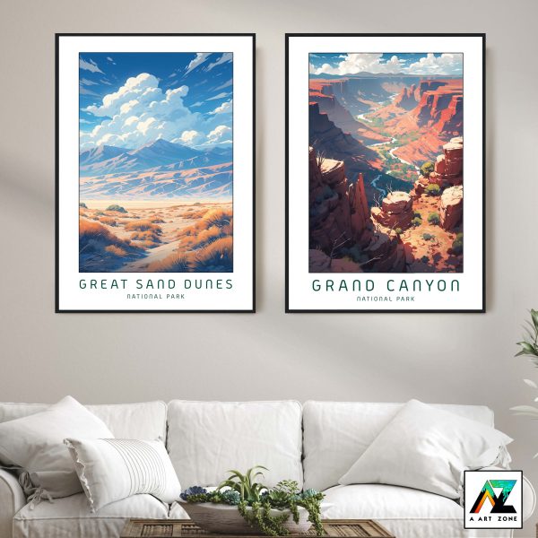 Desert Dreams: Great Sand Dunes National Park Framed Wall Art in Alamosa