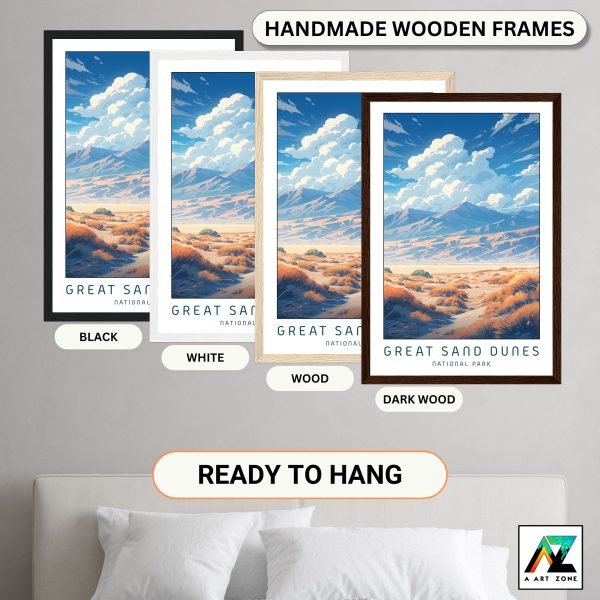 Colorado Sands: Great Sand Dunes National Park Framed Wall Art