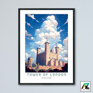 Tower of London Wall Art London England UK - Tower Scenery Artwork