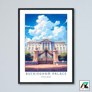 Buckingham Palace Wall Art London England UK - Palace Scenery Artwork