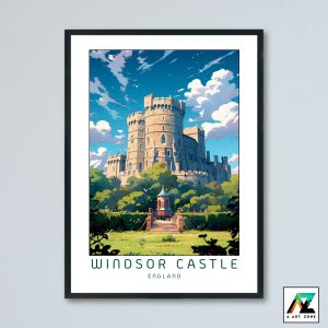 Windsor Castle Wall Art Windsor England UK - Castle Scenery Artwork