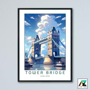 Tower Bridge Wall Art London England UK - Bridge Scenery Artwork
