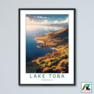 Lake Toba Wall Art North Sumatra Indonesia - Lake Scenery Artwork