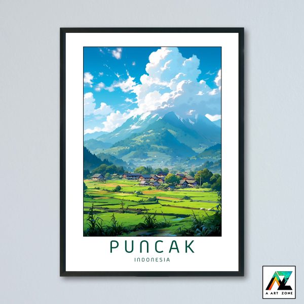 Puncak Wall Art Java Indonesia - Plains Artwork