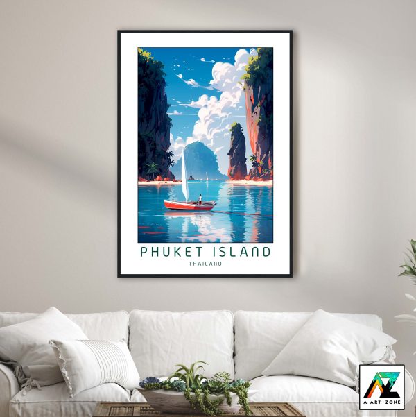 Island Paradise Serenade: Phuket Framed Wall Art