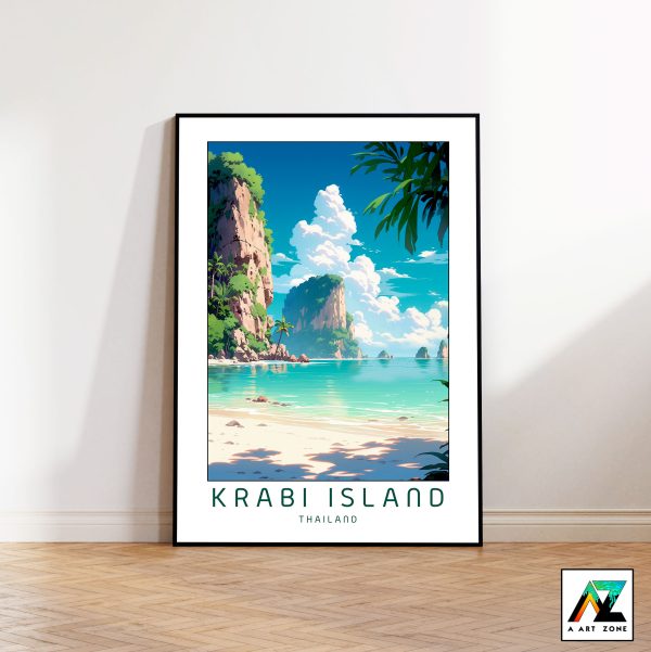Island Breezes: Framed Wall Art Capturing the Natural Charm of Krabi