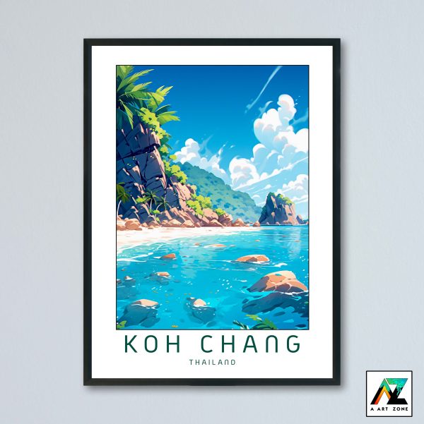 Island Breezes: Framed Wall Art Capturing the Tropical Beauty of Koh Chang