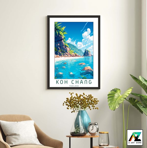 Island Retreat: Koh Chang Framed Wall Art Over Trat Province's Tropical Beauty