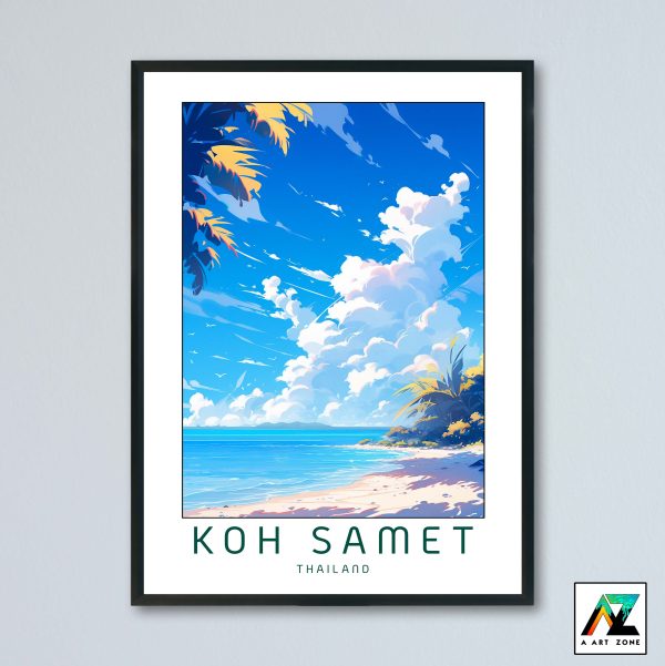 Tropical Sunshine: Koh Samet Framed Wall Art