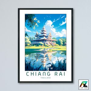Spiritual Serenity: Chiang Rai Framed Wall Art in Chiang Rai Province