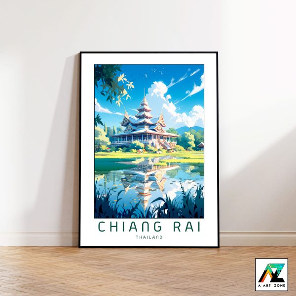 Chiang Rai's Timeless Beauty: Framed Wall Art of Chiang Rai